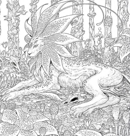 Книга Розмальовка - антистрес. Кербі Розанес ЗОРЯНА МАНДРІВКА