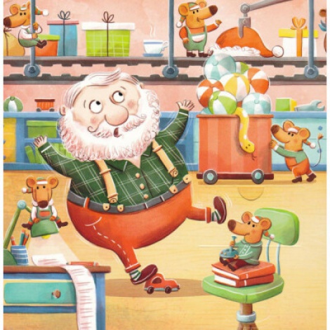 Книга з віконцями Різдвяна метушня