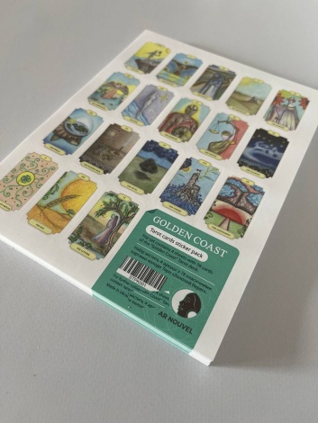 Стікерпак наклейки таро Золотий берег / Golden Coast 78 шт. Ar Nouvel (4820000099301) (англійська)